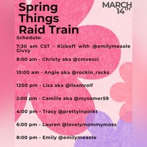 Spring Things Raid Train